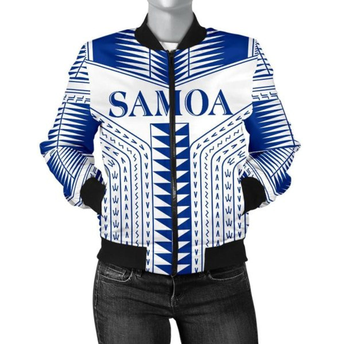 FUNSTUFFPRINTI Manu Samoa Women's Bomber Jacket - Bomber Jacket
