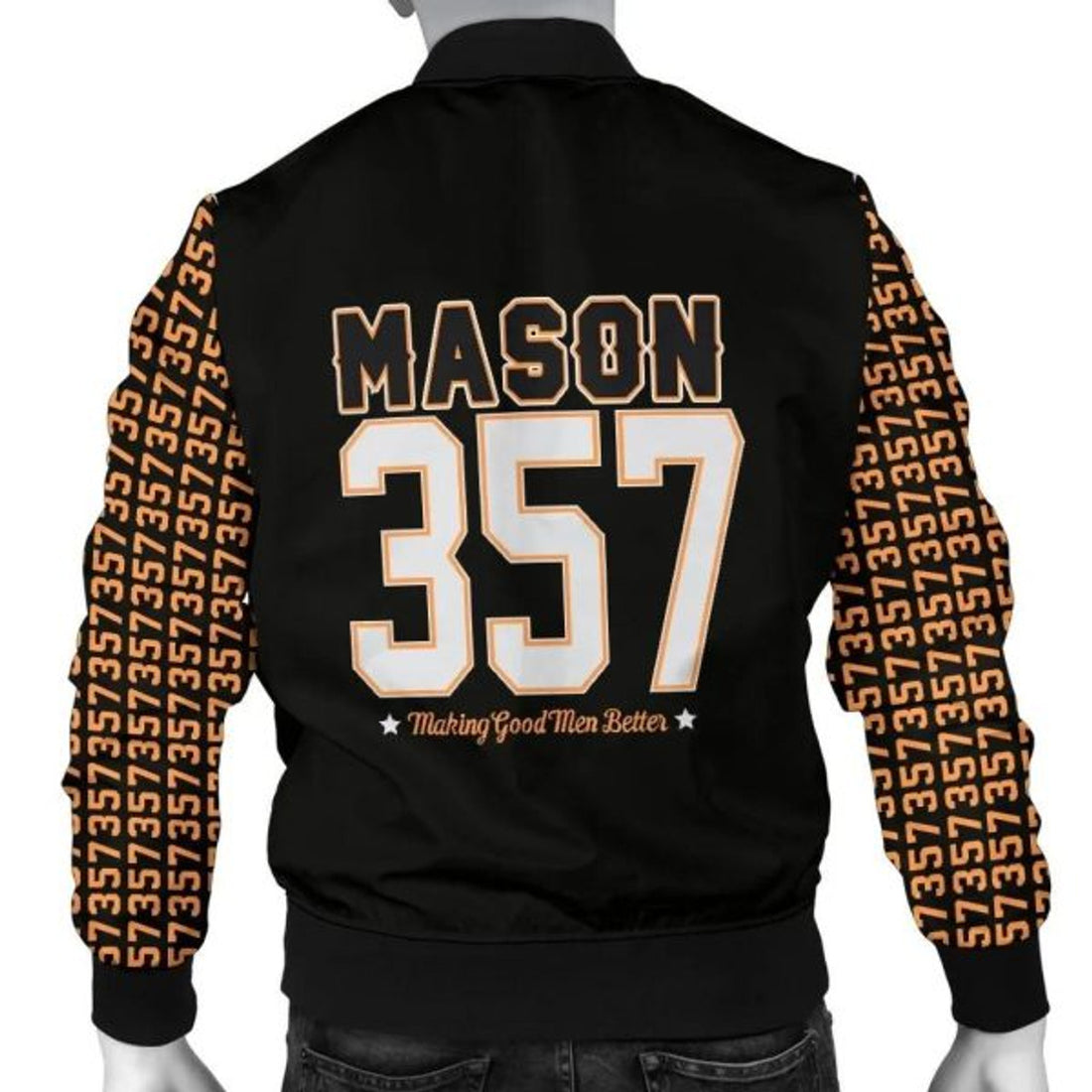 FUNSTUFFPRINTI Masonic Men's 3D Bomber Jacket