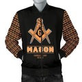 FUNSTUFFPRINTI Masonic Men's 3D Bomber Jacket