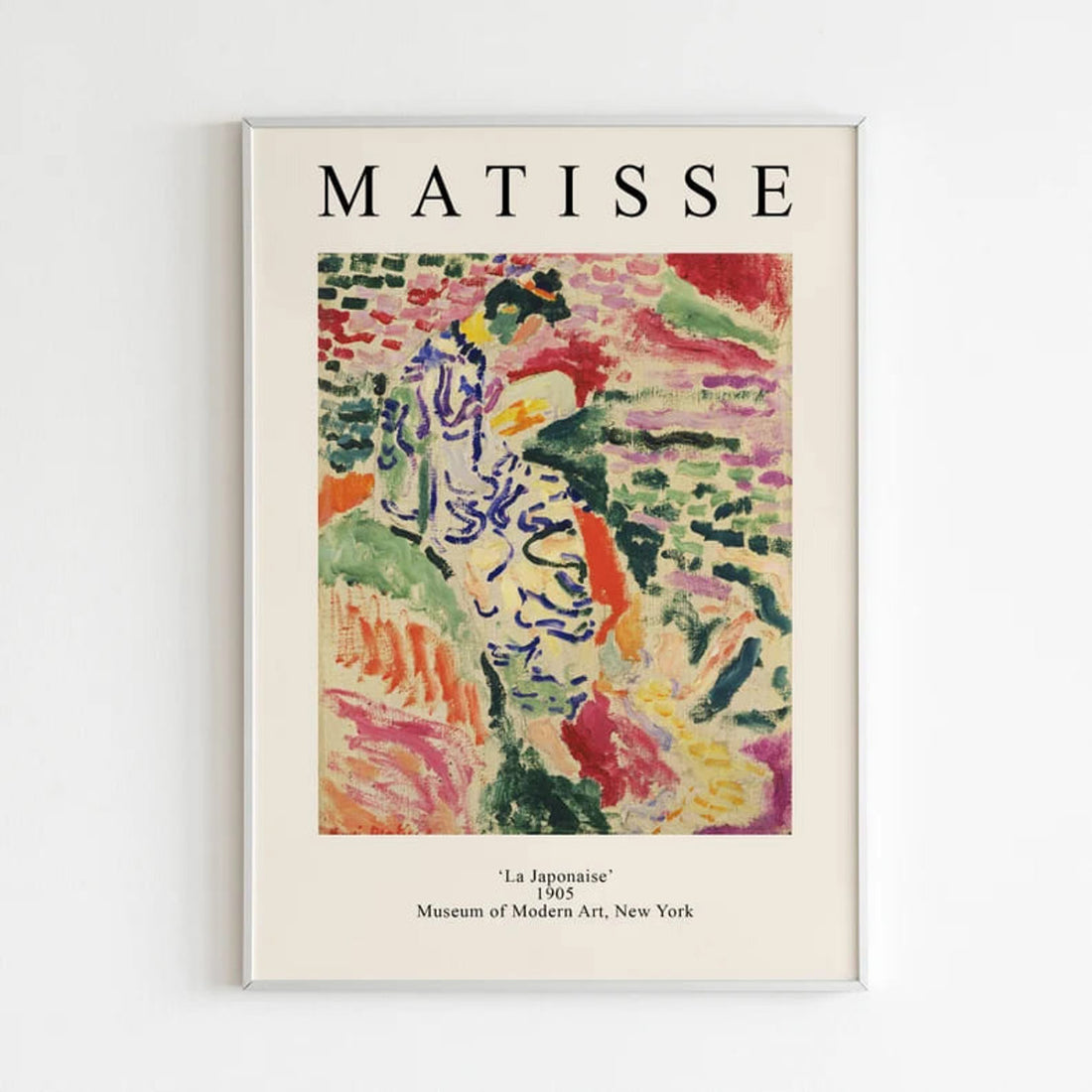 Matisse Poster, La Japonaise 1905 Museum Of Modern Art, New York Poster Poster and Canvas