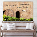 Matthew 286 He Is Not Here He Is Risen Canvas Pictures - Easter Canvas - Christian Canvas Wall Art