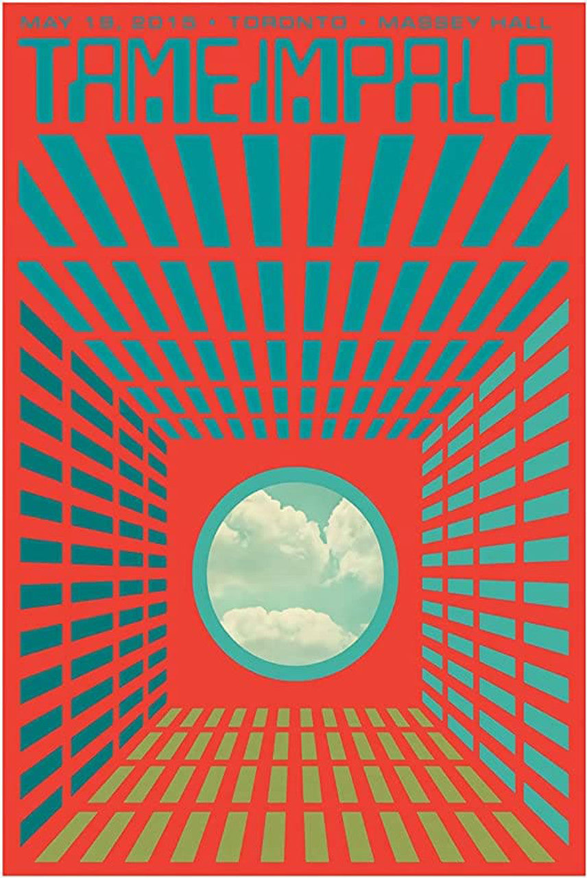 May 19 2015 Toronto Massey Hall, Tame Impala Poster Poster and Canvas