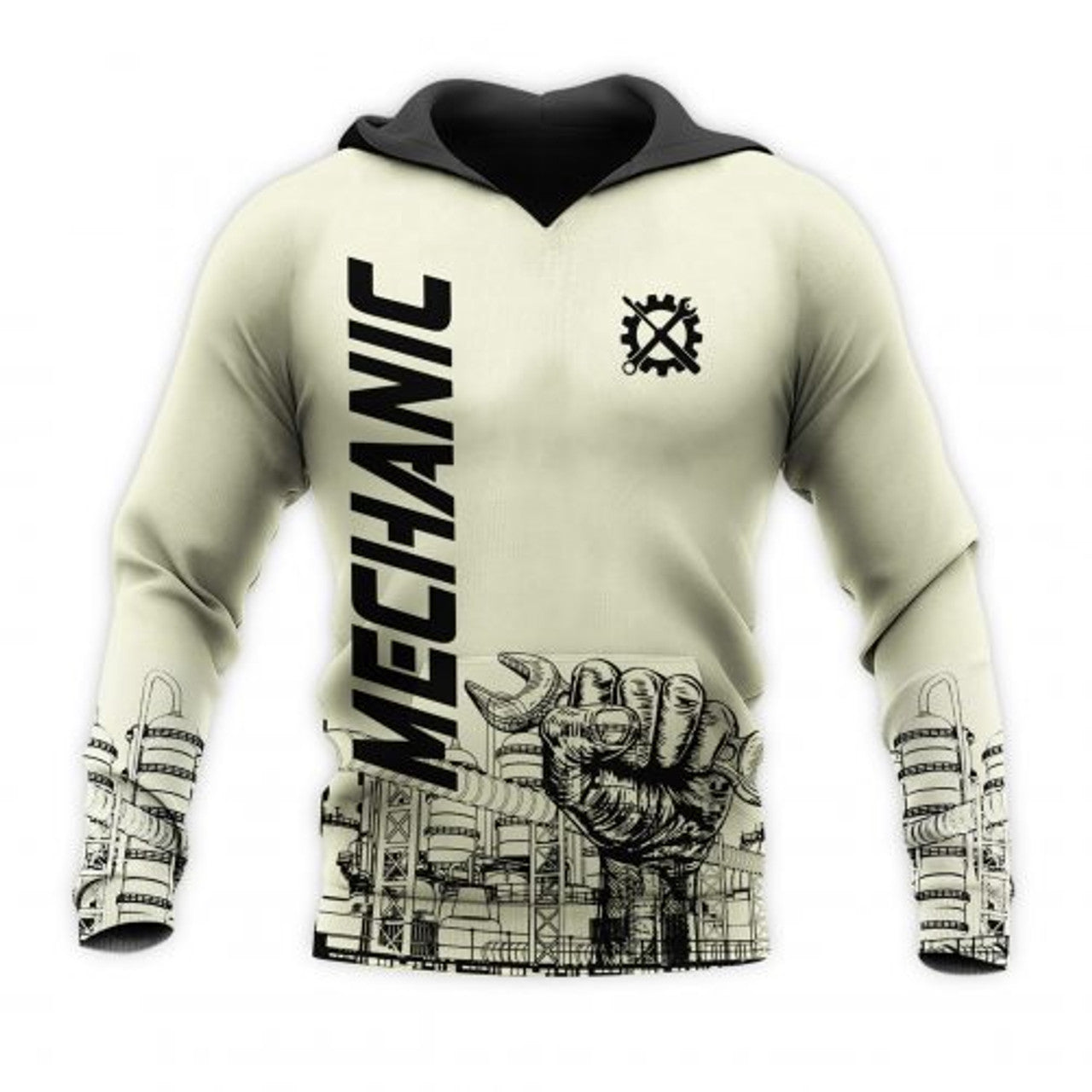 FUNSTUFFPRINT Mechanic 3D Hoodie For Men And Women Just The Tip I Promise 3D Hoodie and Zip Hoodie