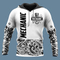 FUNSTUFFPRINT Mechanic 3D Hoodie For Men And Women Im Here Because You Broke Something White 3D Hoodie and Zip Hoodie