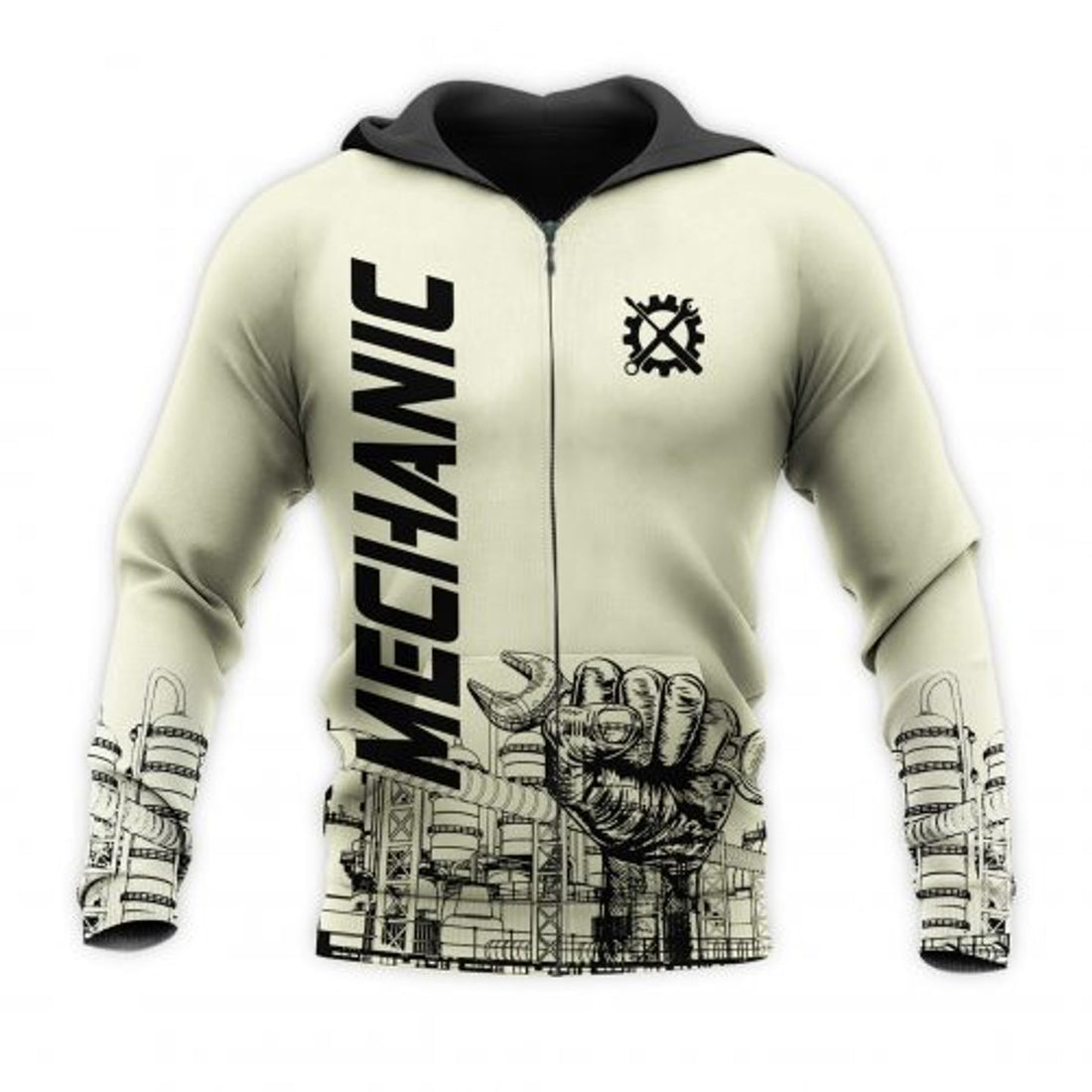 FUNSTUFFPRINT Mechanic 3D Hoodie For Men And Women Just The Tip I Promise 3D Hoodie and Zip Hoodie
