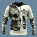FUNSTUFFPRINT Skull Mechanic 3D Hoodie For Men And Women Im Here Because You Broke Something 3D Hoodie and Zip Hoodie