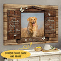 Memory Is Mine To Always Keep Personalized Pet Memorial Canvas Wall Art - Pet Memorial Gifts