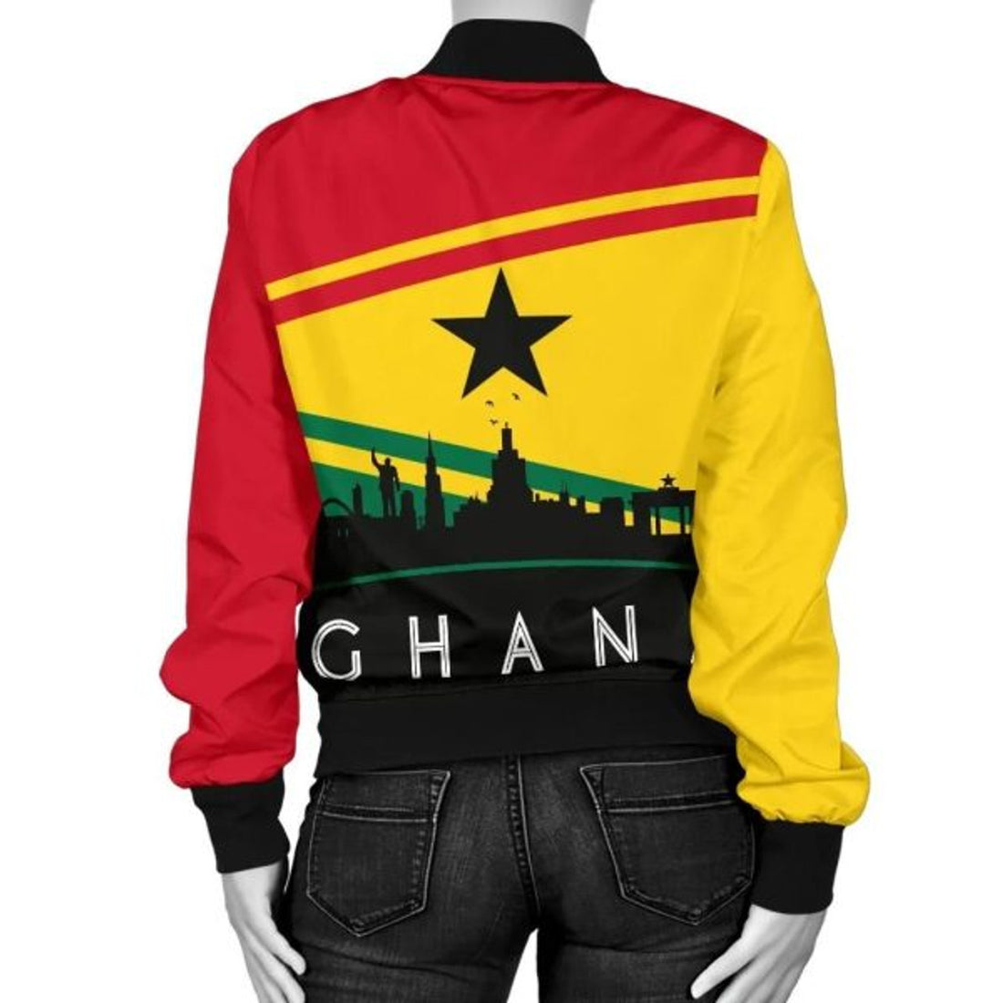 FUNSTUFFPRINTI Men Bomber jacket - Ghana Independence Day - Bomber Jacket