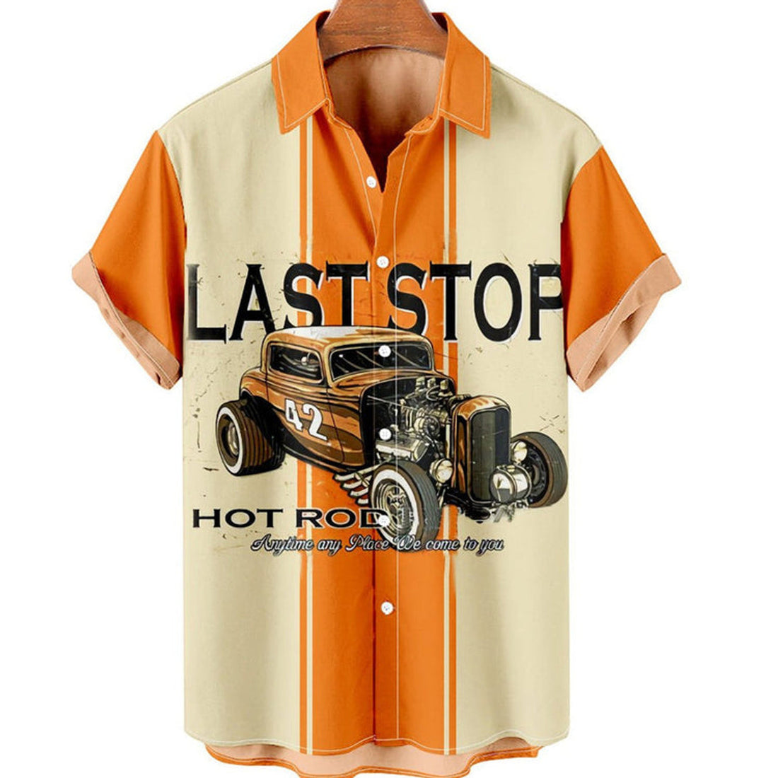 Men's All Over Letter Poster Print Street Short Sleeve Shirts, Hawaiian shirt vintage, Hawaii shirts mens