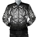 FUNSTUFFPRINTI Men's Bomber Jacket - Dragon Celtic Bomber Jacket