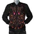 FUNSTUFFPRINTI Men's Bomber Jacket, Odin God Furthark Tattoo Special Bomber Jacket