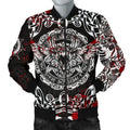 FUNSTUFFPRINTI Men's Bomber Jacket , Raven Blood Bomber Jacket