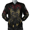 FUNSTUFFPRINTI Men's Bomber Jacket The Wolves Skoll and Hati Bomber Jacket