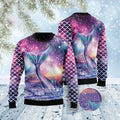 FUNSTUFFPRINT Mermaid Soul Ugly Christmas Sweater, Christmas Sweater, Ugly Sweater, Funny Xmas Sweaters Ugly Sweater