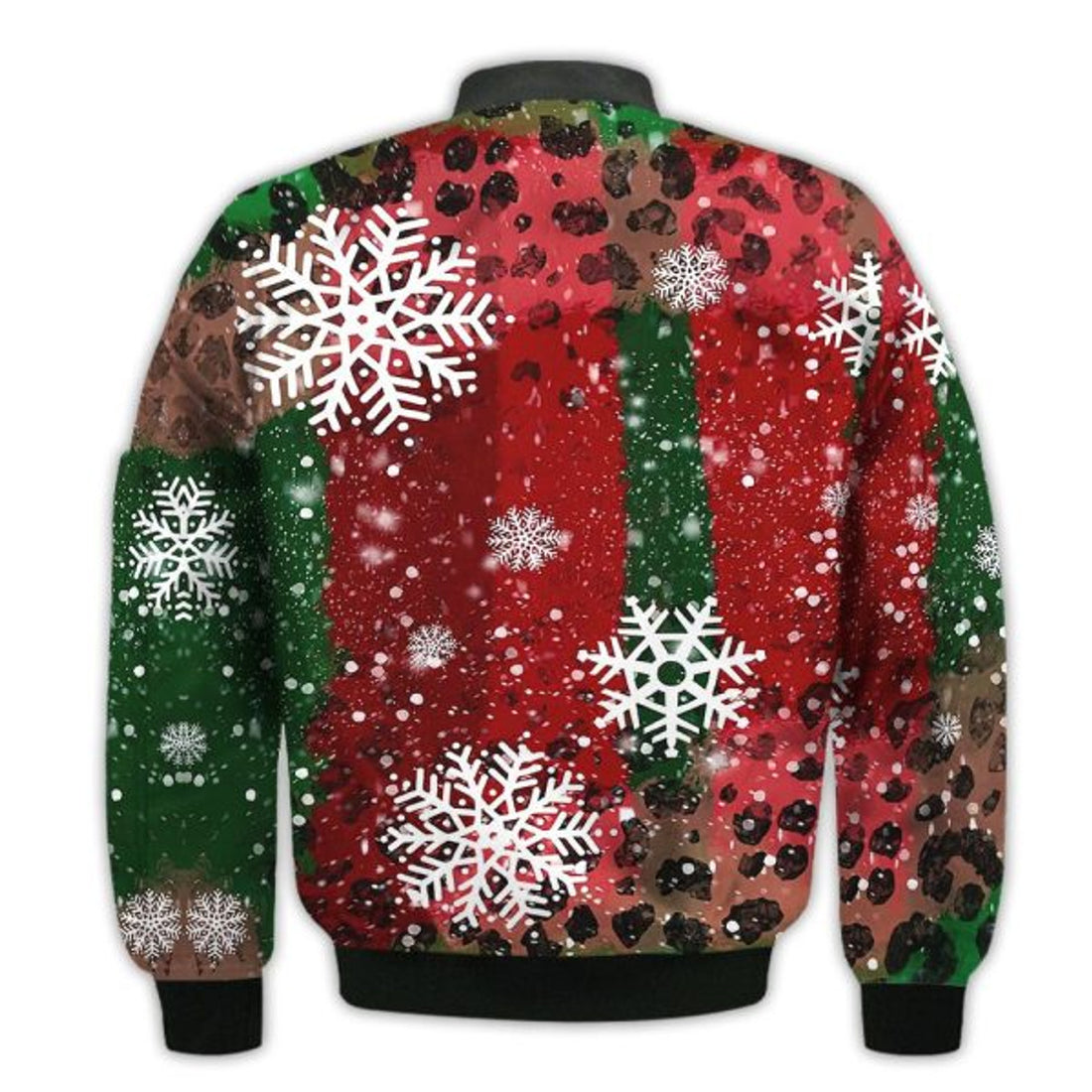 FUNSTUFFPRINTI Merry Christmas Christmas Coffee Drink Retro Christmas Holiday Gifts Unisex 3D Bomber Jacket