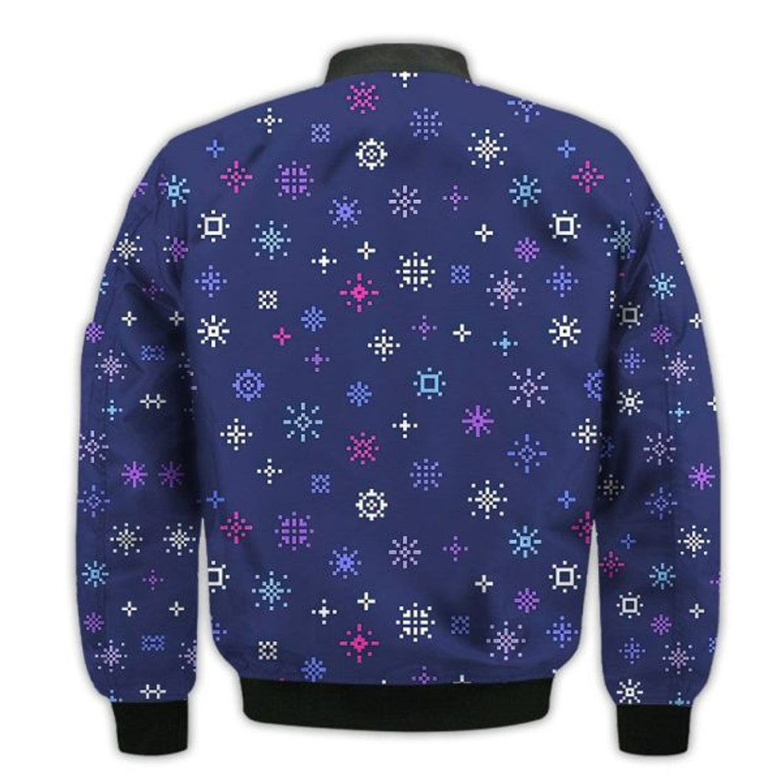 FUNSTUFFPRINTI Merry Christmas Kawaii Axolotl In Christmas Retro Christmas Holiday Gifts Unisex 3D Bomber Bomber Jacket