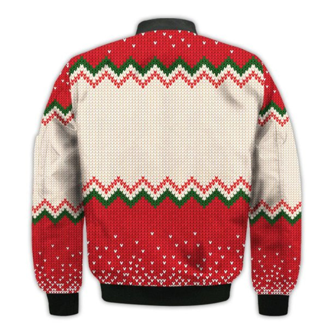FUNSTUFFPRINTI Merry Christmas Merry & Bright Retro Christmas Holiday Gifts Unisex 3D Bomber Bomber Jacket