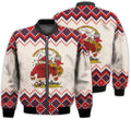 FUNSTUFFPRINTI Merry Christmas Merry Cryptmas Run Retro Christmas Holiday Gifts Unisex 3D Bomber Bomber Jacket