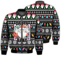 FUNSTUFFPRINTI Merry Christmas Santa Baby Retro Christmas Holiday Gifts Unisex 3D Bomber Jacket