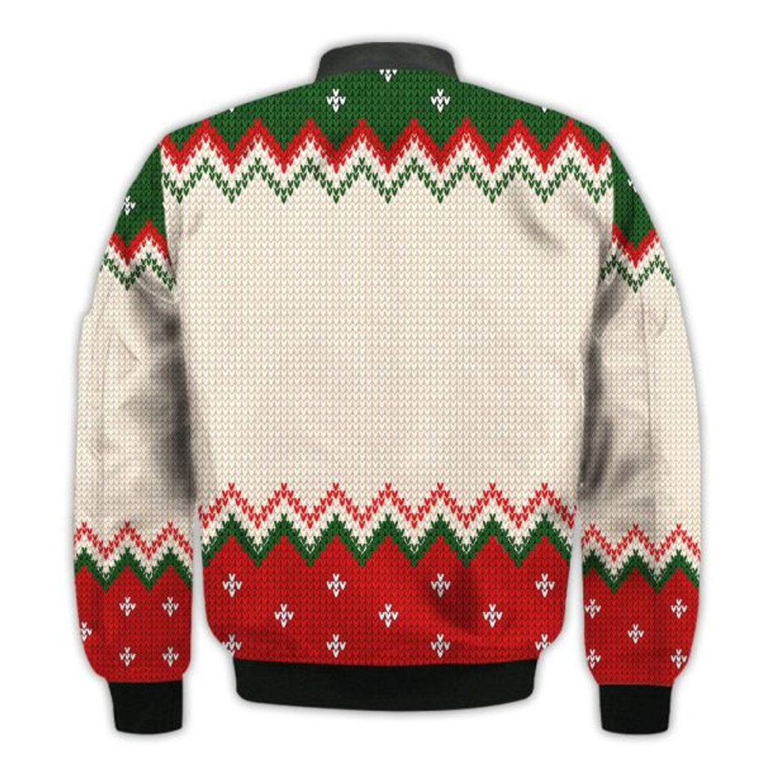 FUNSTUFFPRINTI Merry Christmas Santa Claus Snow Deer Retro Christmas Holiday Gifts Unisex 3D Bomber Bomber Jacket