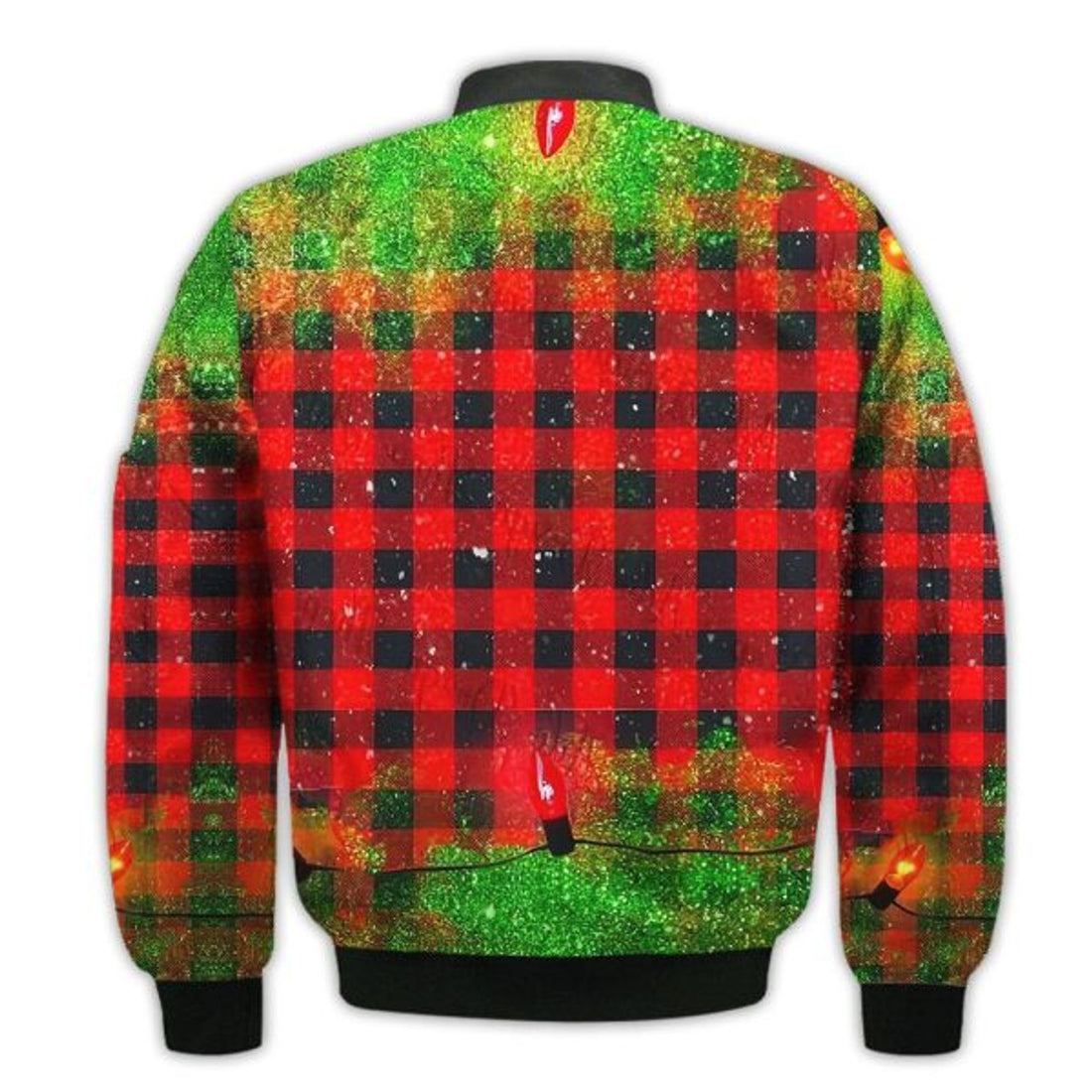 FUNSTUFFPRINTI Merry Christmas Stay Merry And Bright Retro Christmas Holiday Gifts Unisex 3D Bomber Jacket