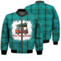 FUNSTUFFPRINTI Merry Christmas â€˜Tis The Season Car Retro Christmas Holiday Gifts Unisex 3D Bomber Jacket