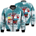 FUNSTUFFPRINTI Merry Christmas Why Didn't You Come Last Year Retro Christmas Holiday Gifts Unisex 3D Bomber Jacket