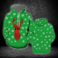 FUNSTUFFPRINT 3D Merry Christmas 3 All Over 3D Hoodie and Zip Hoodie