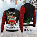 FUNSTUFFPRINT Merry Christmas Golden Retriever And Snowman Ugly Christmas Sweater, Christmas Sweater, Ugly Sweater, Funny Xmas Sweaters Ugly Sweater