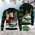 FUNSTUFFPRINT Merry Christmas Pembroke Welsh Corgi Ugly Christmas Sweater, Dog Ugly Christmas Sweater, Ugly Dog Sweaters Ugly  Sweater