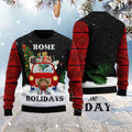 FUNSTUFFPRINT Merry Christmas Pug And Snowman Ugly Ugly Christmas Sweater, Dog Ugly Christmas Sweater, Ugly Dog Sweaters Ugly  Sweater