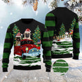 FUNSTUFFPRINT Merry Christmas Pug Ugly Christmas Sweater, Dog Ugly Christmas Sweater, Ugly Dog Sweaters Ugly  Sweater