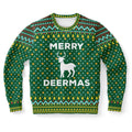 FUNSTUFFPRINT Merry Deermas Ugly Christmas Sweater, Christmas Sweater, Ugly Sweater, Funny Xmas Sweaters Ugly Sweater