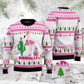 FUNSTUFFPRINT Merry Pinkmas Ugly Christmas Sweater, Christmas Sweater, Ugly Sweater, Funny Xmas Sweaters Ugly Sweater