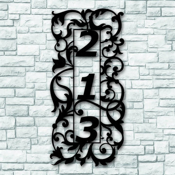 Metal Address Sign, Metal Address Sign For House Custom Metal Address Sign Metal Address Plaque Address Sign Address Numbers Address Plaque