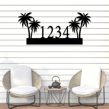 Metal Address Sign, Metal House Number Sign Address Sign Modern Address Art Decor Address Sign Metal Address Numbers Address