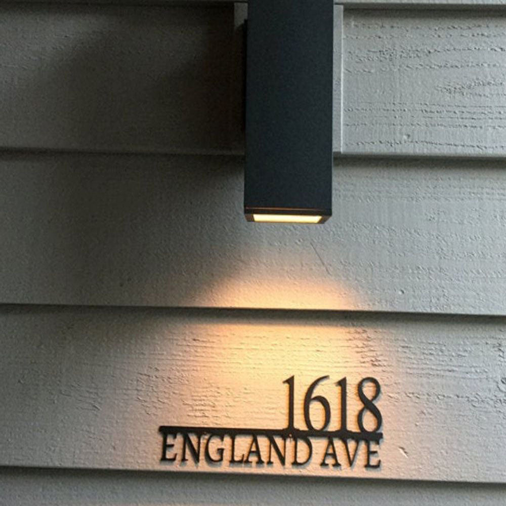 Metal Address Sign, Tree Address Plaque Housewarming Gifts Address Sign Custom Metal Address Sign Custom Street Address Sign
