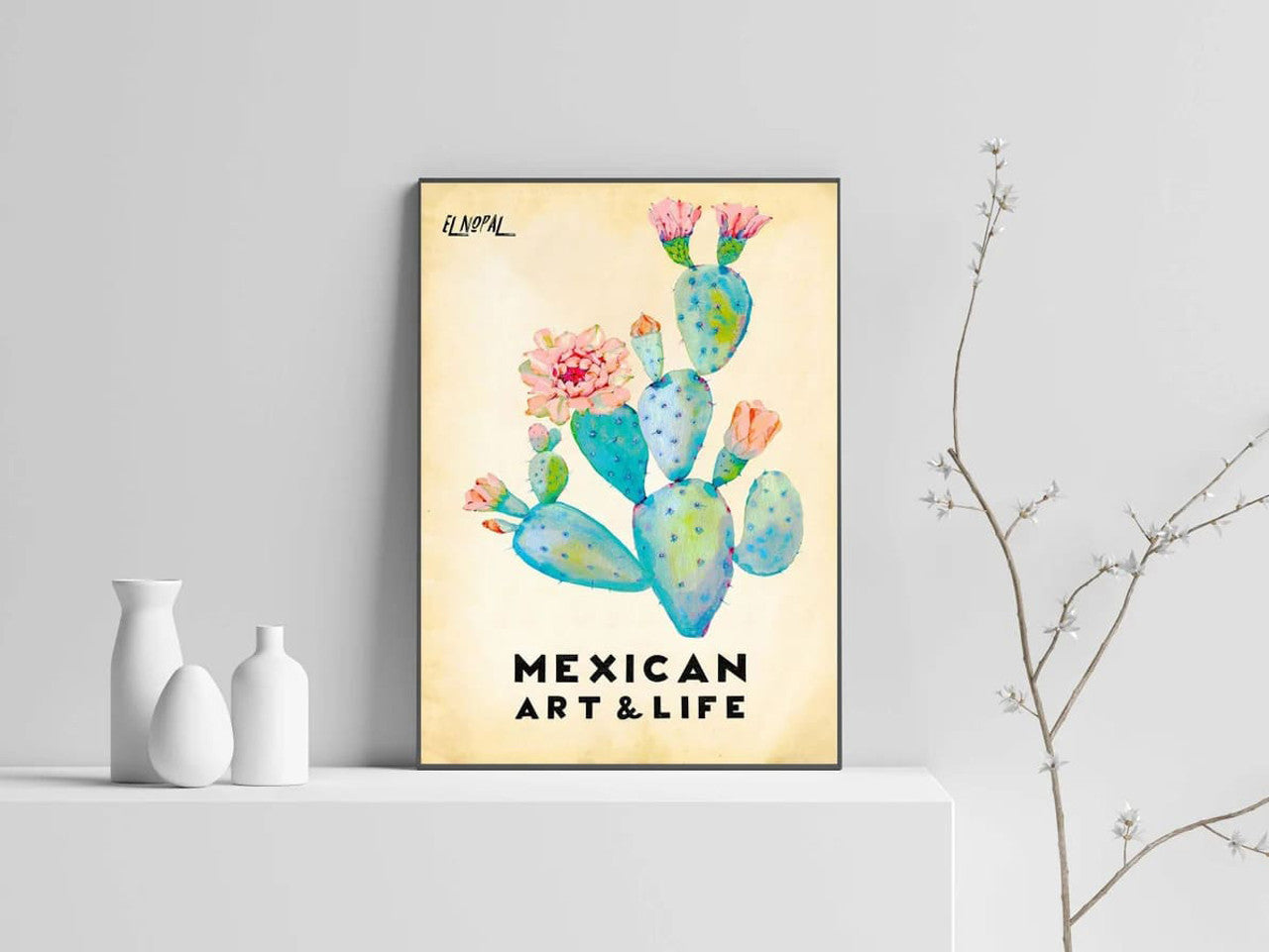 Mexican Art And Life, Poster Decor, Wall Poster Poster and Canvas