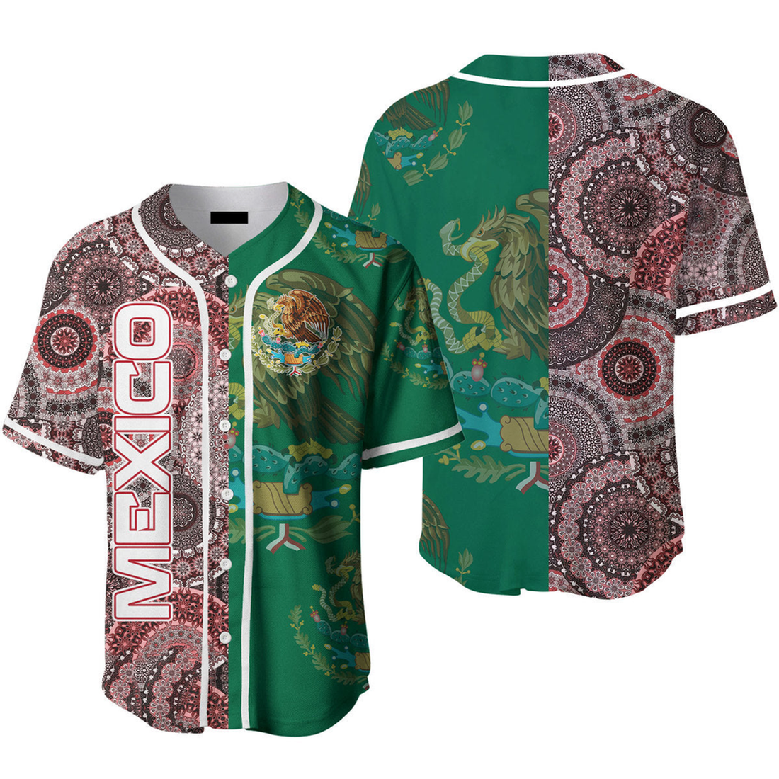 Personalized Mexico Vintage, Baseball Jersey Shirt, Gift For Mexicans, Mexico Lovers