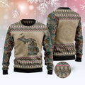 FUNSTUFFPRINT Michigan Mandala Ugly Christmas Sweater, Christmas Sweater, Ugly Sweater, Funny Xmas Sweaters Ugly Sweater