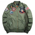 FUNSTUFFPRINTI Military Commander Bomber Jacket
