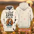 FUNSTUFFPRINT Custom Name- 3D Hoodie Shirt- I Work Hard So That My Dog Can Have A Better Life 3D Hoodie and Zip Hoodie