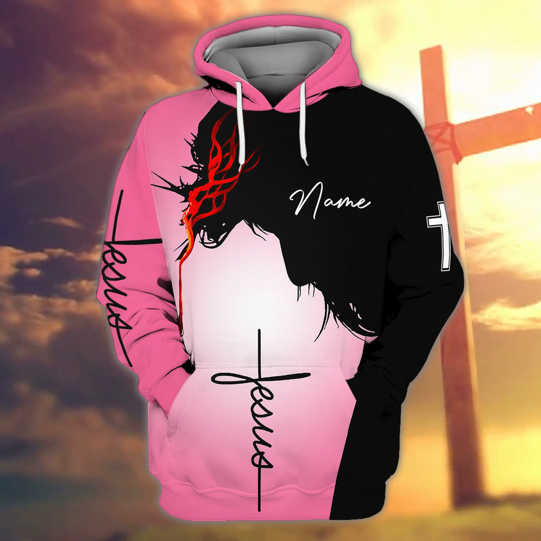 FUNSTUFFPRINT August Lady - Personalized Name 3D Hoodie and Zip Hoodie