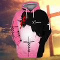 FUNSTUFFPRINT August Lady - Personalized Name 3D Hoodie and Zip Hoodie