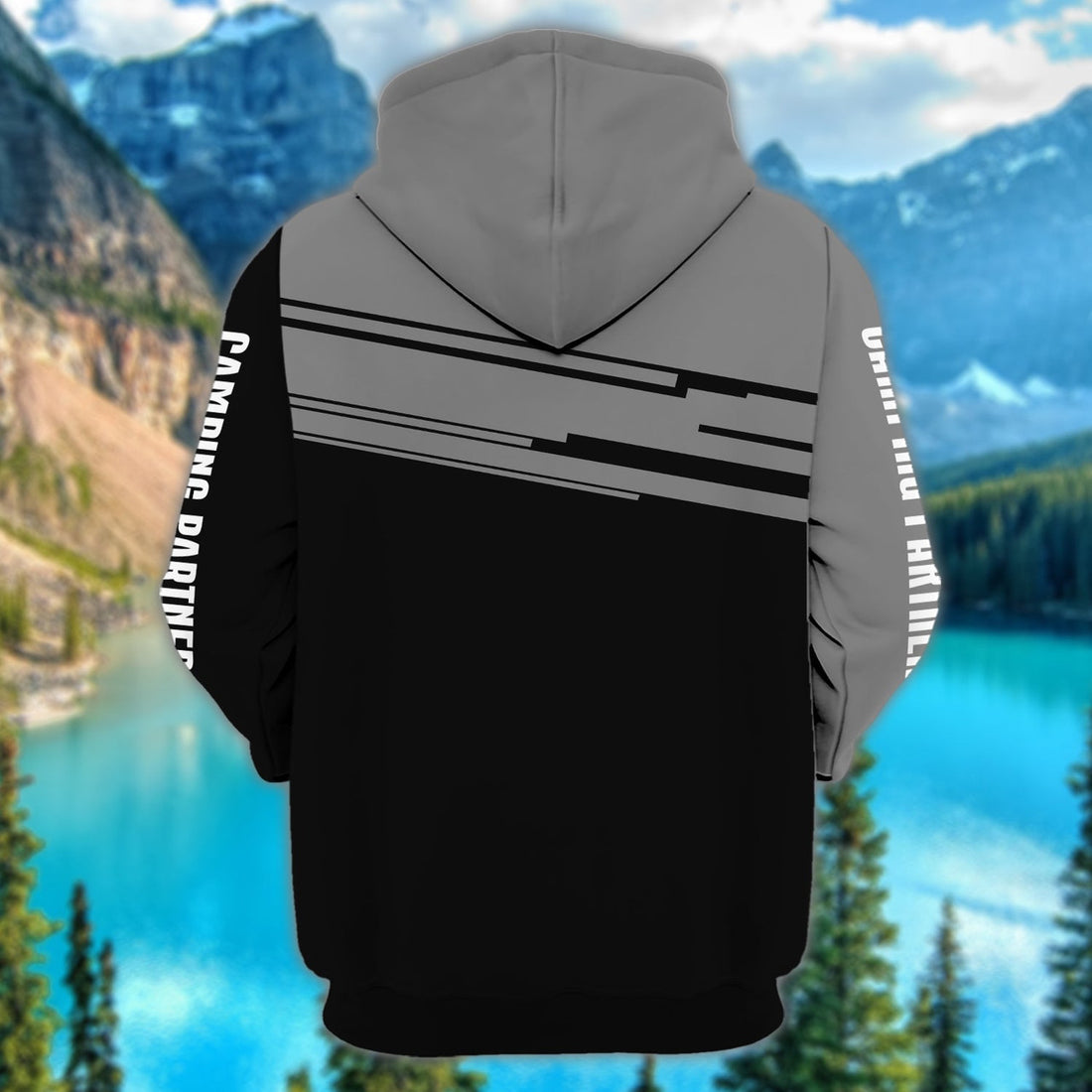 FUNSTUFFPRINT Camping - Personalized Name 3D Hoodie and Zip Hoodie