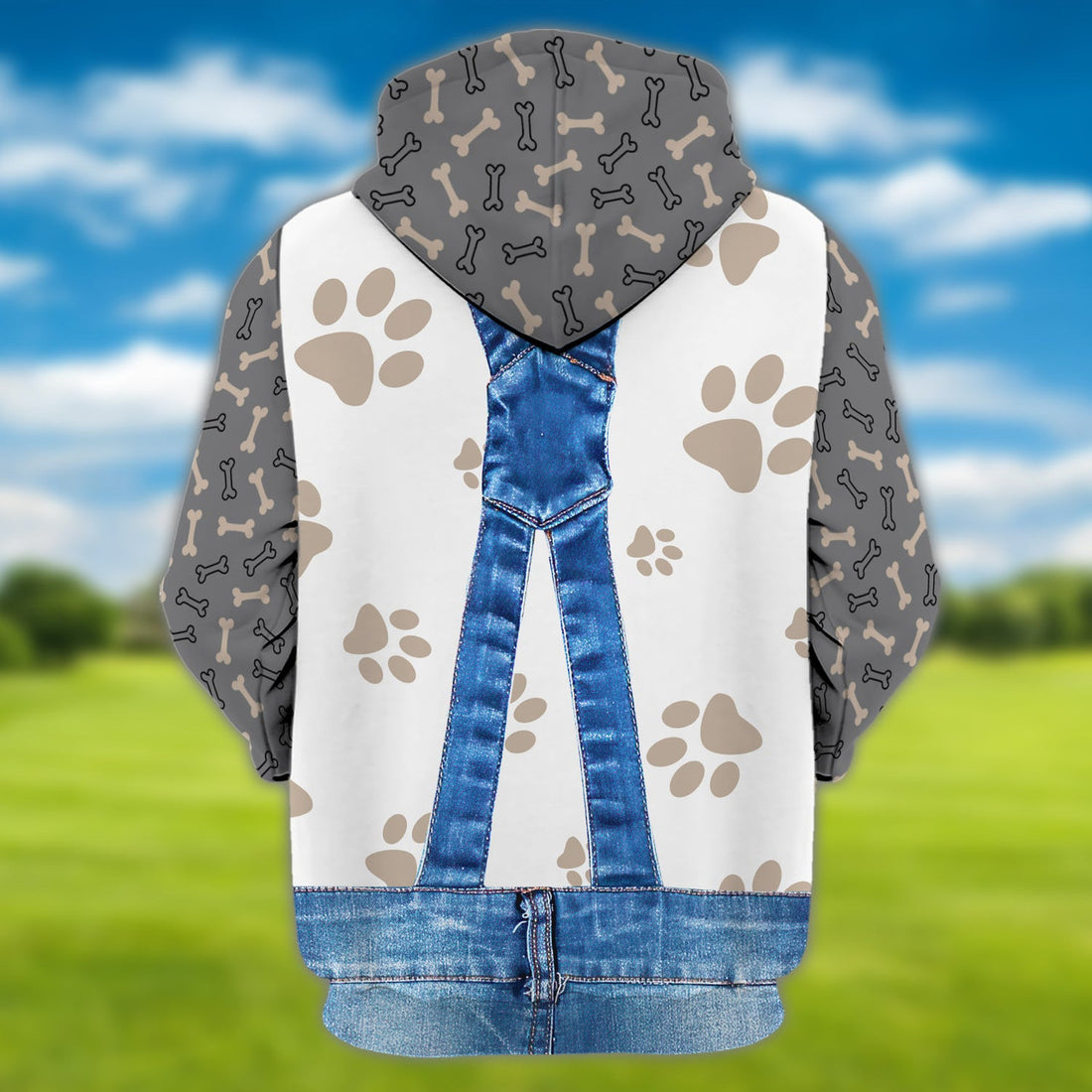 FUNSTUFFPRINT -Custom If I Can't Bring My Dog I'm Not Going 3D Hoodie and Zip Hoodie