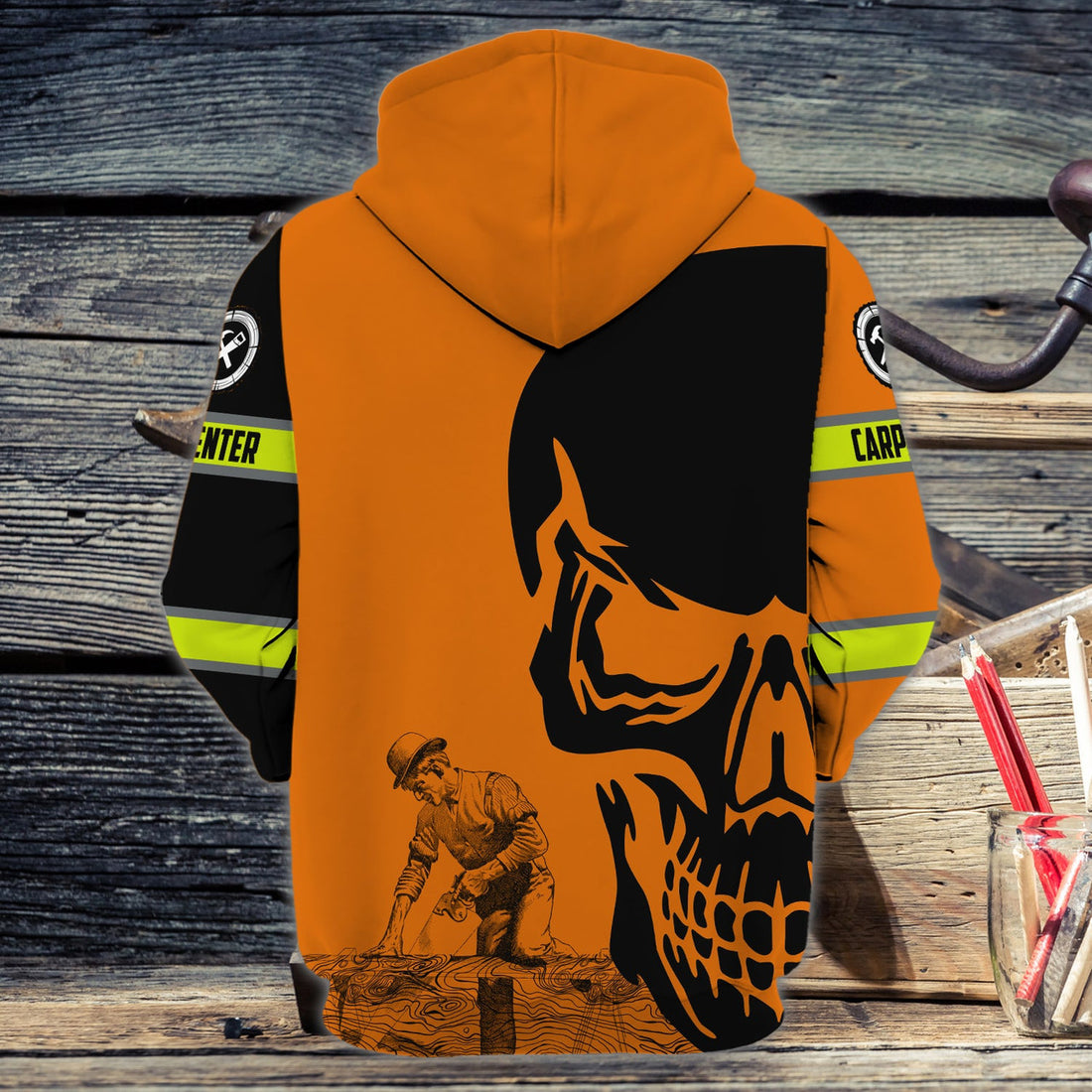 FUNSTUFFPRINT Carpenter - Personalized Name - dat93 3D Hoodie and Zip Hoodie