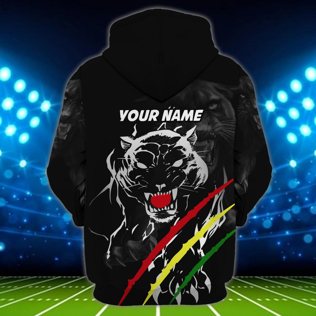 FUNSTUFFPRINT Panthers - Personalized Name 3D Hoodie and Zip Hoodie