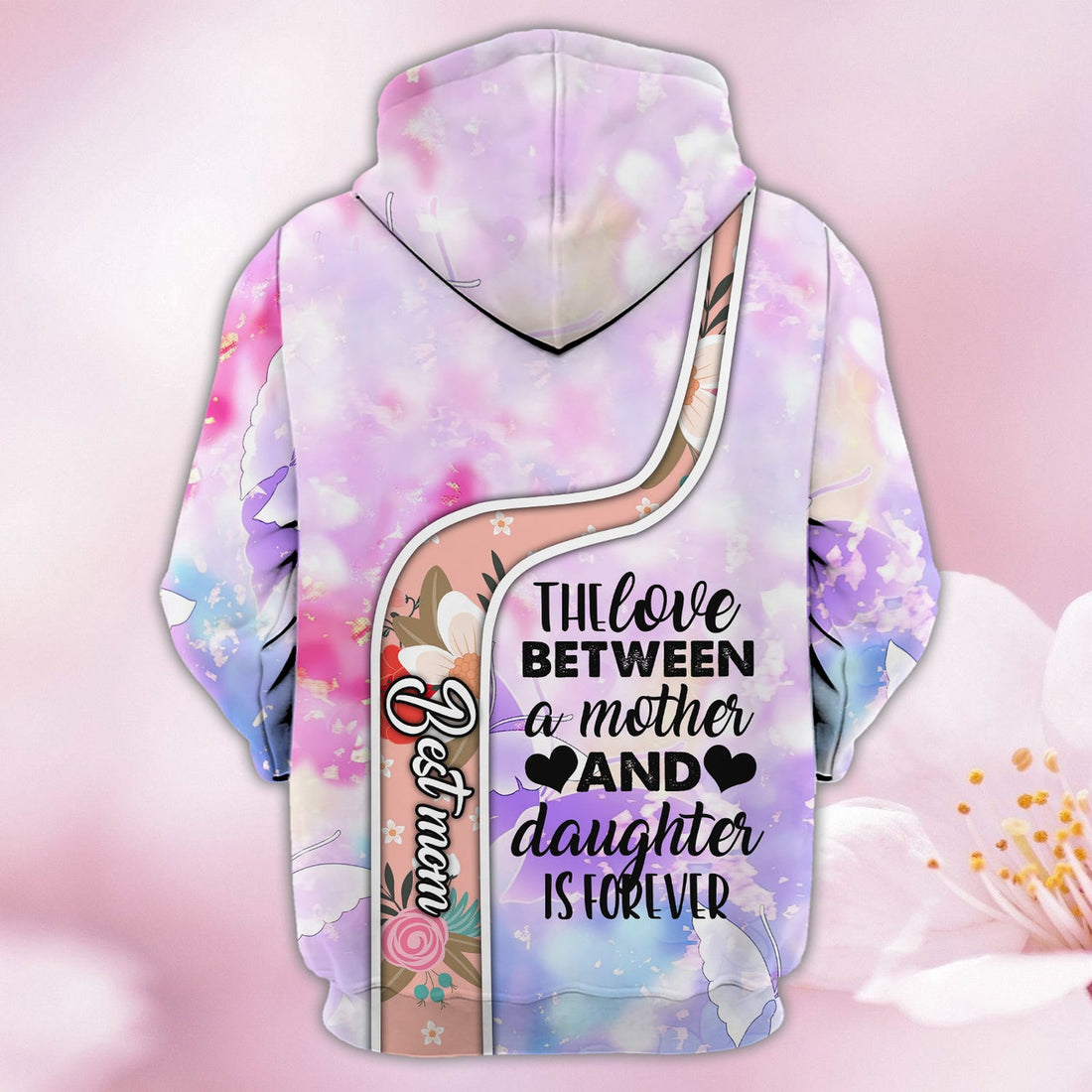 FUNSTUFFPRINT Custom Hoodie- The love between a mother and daughter is forever 3D Hoodie and Zip Hoodie