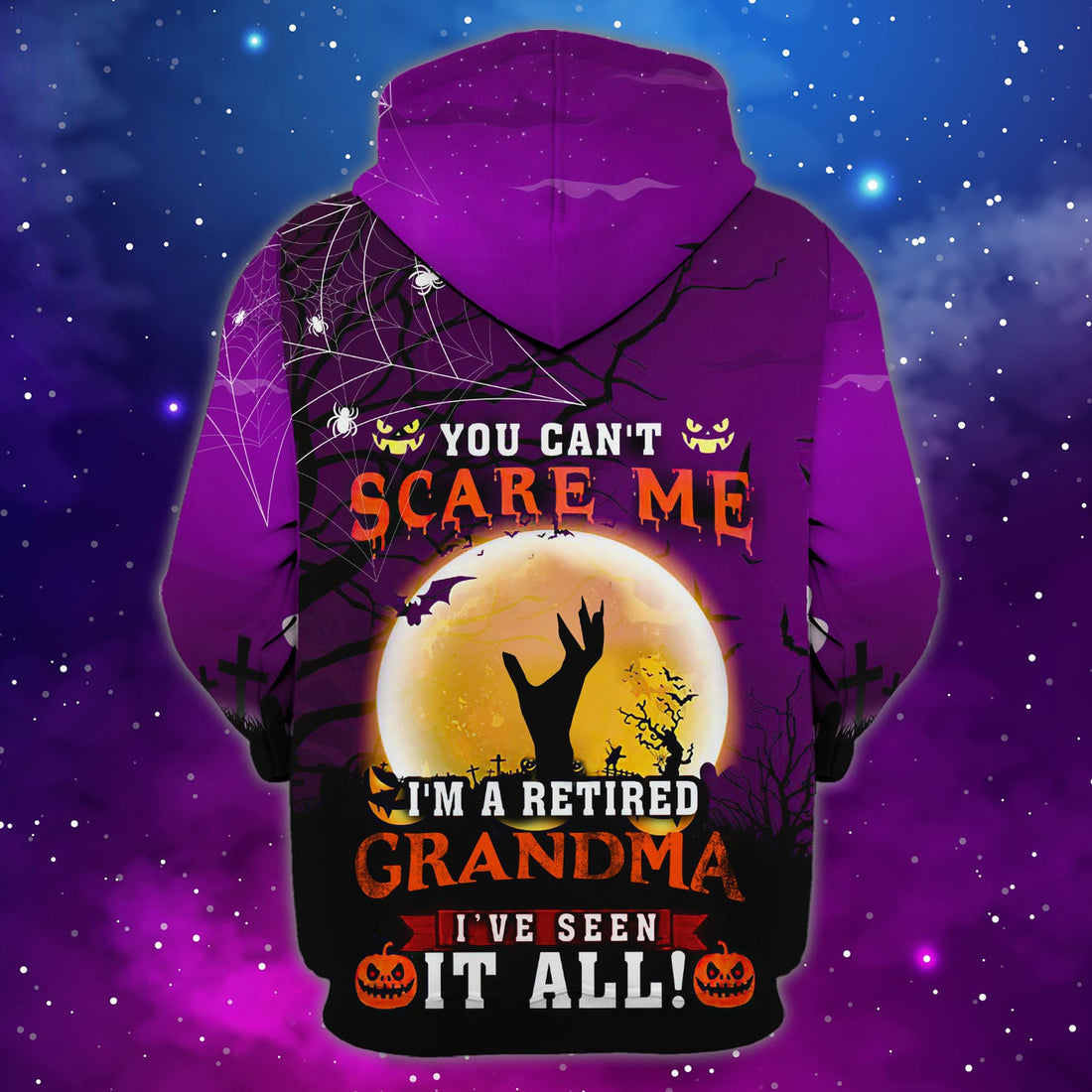 FUNSTUFFPRINT I'm A Retired Grandma - Personalized Name 3D Hoodie and Zip Hoodie